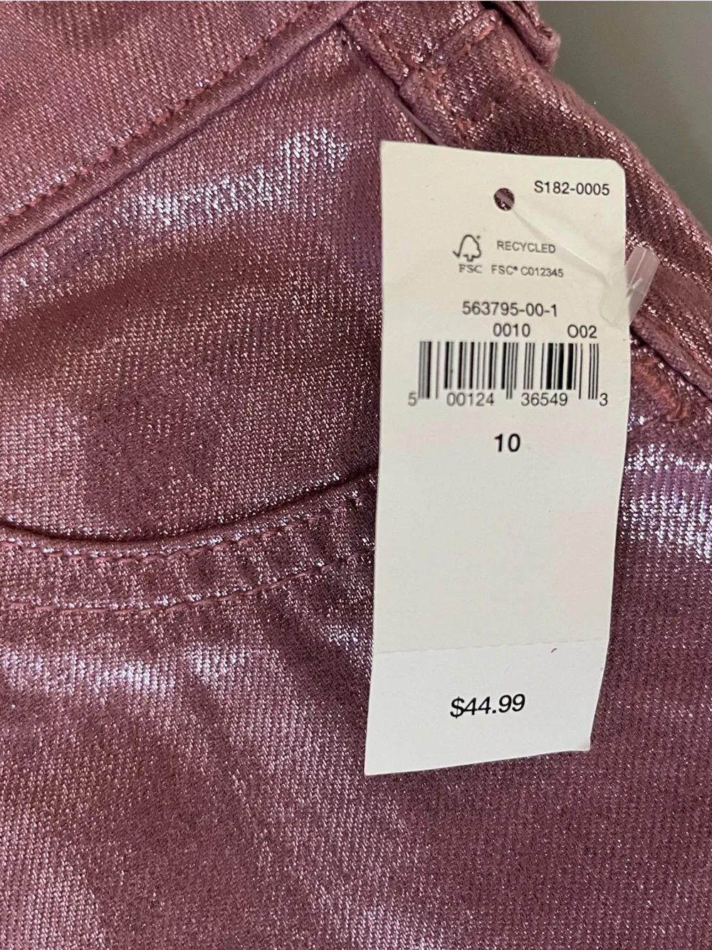 BNWT!! Kids GAP Shimmery Pink Metallic A-Line Skirt Size 10